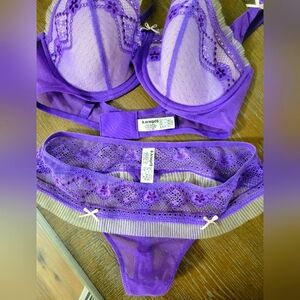 b.tempted bra and panty set